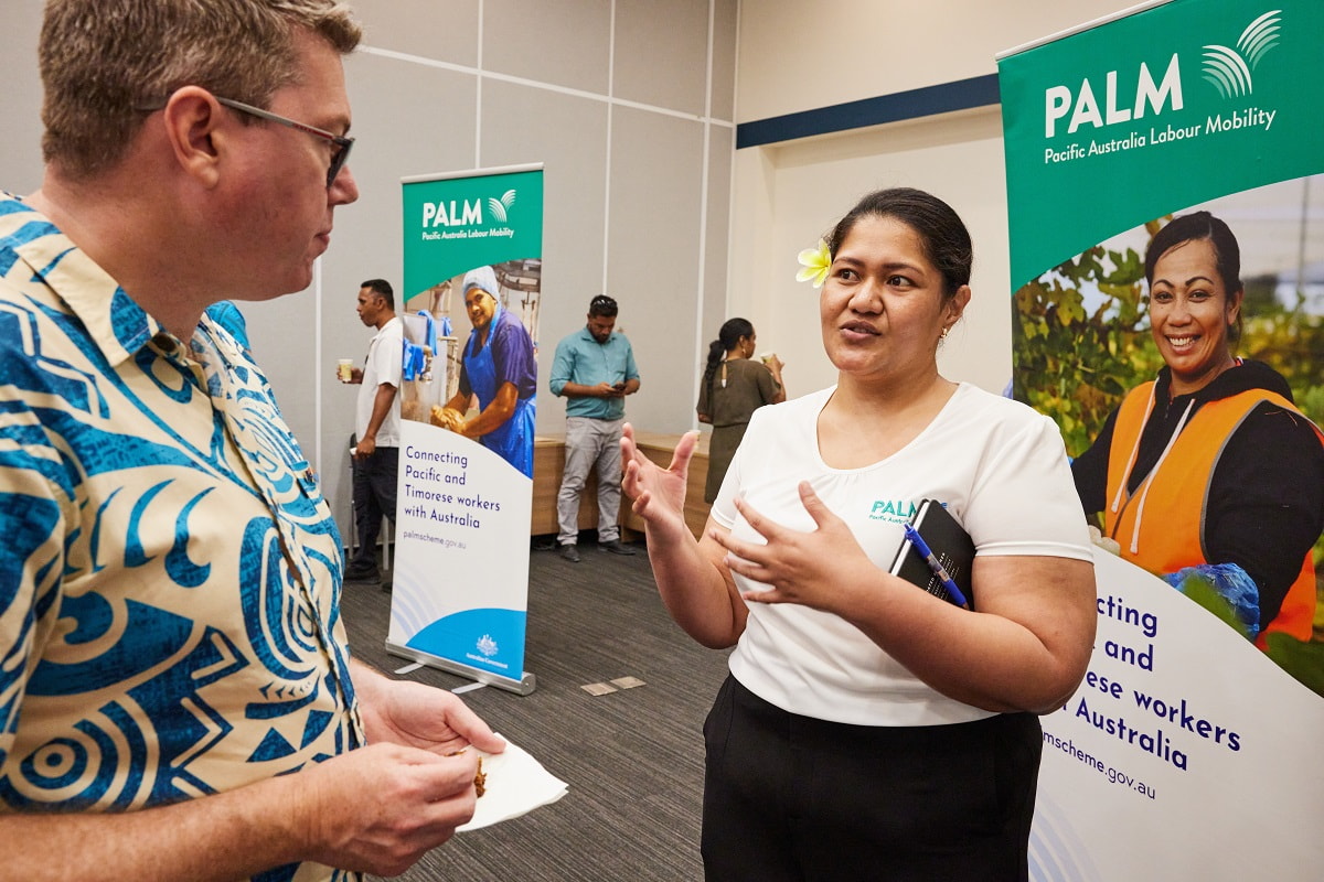  The Hon Pat Conroy MP Minister for International Development and the Pacific visit to Tuvalu 2023 The Hon Pat Conroy, Minister for International Development & the Pacific undertakes a meet and greet with PALM scheme Aged Care Expansion workers at the Convention Centre, Funafuti, Tuvalu on August 29, 2023.  The Hon Pat Conroy, Minister for International Development & the Pacific undertakes a site visit of the Tuvalu Coastal Adaptation Project (TCAP) with Minister Seve Paeniu, Minister for Finance and Economic Development of Tuvalu (responsible for Climate Change) at the TCAP worksite in Funafuti, Tuvalu on August 29, 2023.  The Hon Pat Conroy, Minister for International Development & the Pacific at a State dinner hosted by the Hon Kausea Natano, Prime Minister of Tuvalu in Funafuti, Tuvalu on August 28, 2023. The dinner included speeches by Minister Conroy and Foreign Minister Panapasi followed by meal and Traditional “Fatele” celebration.   Minister Conroy travelled to Tuvalu to hear first-hand from the Government about its priorities and to continue to deepen our close partnership. He met with Prime Minister Kausea Natano and members of his Cabinet to discuss how the countries can work together to strengthen Tuvalu’s economic and environmental resilience. The visit is a key opportunity to advance our shared interests in a strong and united Pacific Islands Forum. Tuvalu is a global leader in climate action. During the visit, Minister Conroy reaffirmed Australia’s commitment to ambitious climate action. He also visited the Tuvalu Coastal Adaptation Project to see the critical work Australia is supporting to protect the lives, livelihoods and culture of Tuvaluans in the face of climate change.  Meeting with Tuvalu Cabinet